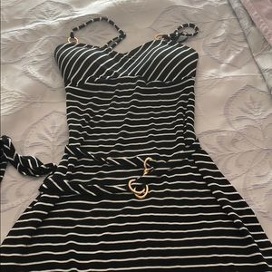 stripped dress